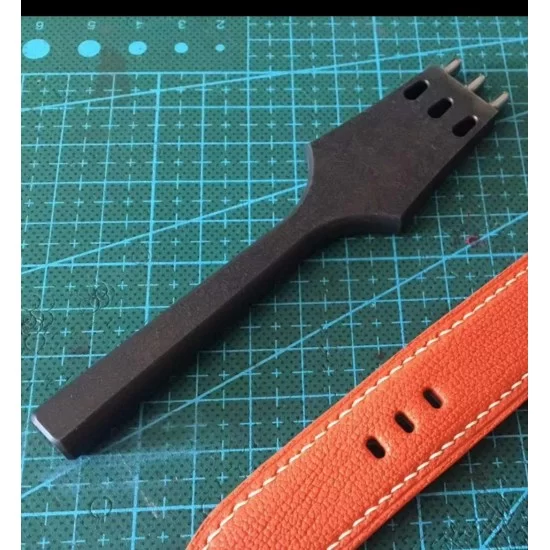 Leather Craft Watch Band strap Oval Hole Punch Tools Stitching 5