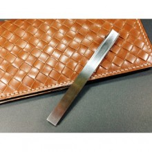 World debut - "[" style punch to cut holes on leather surface, help you to make knit leather wallet World debut - "[" style punch to cut holes on leather surface, help you to make knit leather wallet