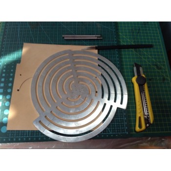 stainless steel leather tools corner ruler leather bag mould leathercraft tools leather craft