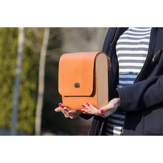 Leather bag accessories, wood gusset, leathercraft tool