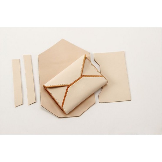 Precut leather material kit card holder M-28 Precut leather material kit card holder M-28