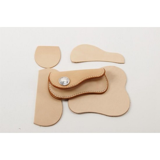 Precut leather material kit coin purse M-33 Precut leather material kit coin purse M-33