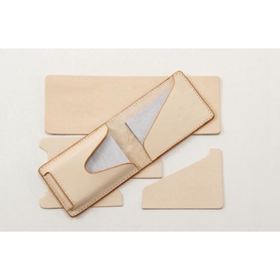 Precut leather material kit card case M-35 Precut leather material kit card case M-35