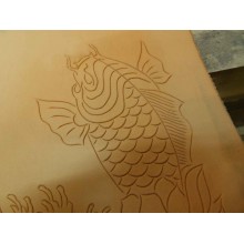 PDF Leather craft patterns, leathercraft patterns, leather tooling patterns, Instant download, DZXX-05, Fish, Leather tracking patterns