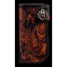 PDF Leather craft patterns, leathercraft patterns, leather tooling patterns, Instant download, DZXX-16, Hell envoy, Leather tracking patterns