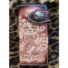 PDF Leather craft patterns, leathercraft patterns, leather tooling patterns, Instant download, DZXX-23, Fortune Cat, Leather tracking patterns