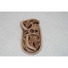 PDF leather craft pattern,leathercraft pattern,key holder KH-2 tooling pattern,instant download,leather tracking pattern 
