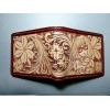 Sheridan with girl short wallet tooling pattern, leathercraft pattern, PDF instant download pattern