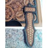PDF Leather craft patterns, long wallet pattern, leather tooling patterns, Instant download, Sheridan-12,Leather tracking patterns