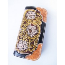 PDF Leather craft patterns, long wallet pattern, leather tooling patterns, Instant download, Sheridan-15,Leather tracking patterns