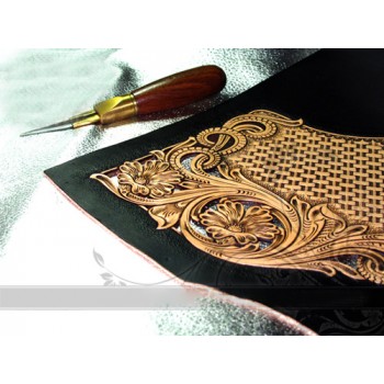 PDF Leather craft patterns, long wallet pattern, leather tooling patterns, Instant download, Sheridan-16,Leather tracking patterns