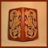 PDF Leather craft pattern long wallet pattern leather purse pattern Instant download western-3 leather tracking patterns