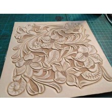 PDF Leather craft pattern long wallet pattern leather purse pattern Instant download western-6 leather tracking patterns