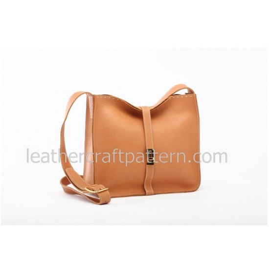 Leather bag pattern, ACC-13, women shoulder bag, hand bag, dress bag, patterns, PDF instant download, leathercraft patterns