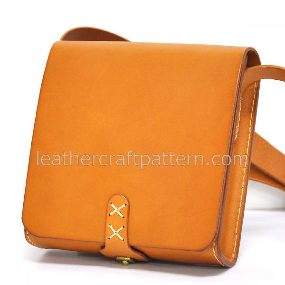 leather bag pattern, messenger bag pattern, bag sewing pattern, pdf