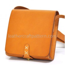 Leather bag sewing patterns leather craft pattern messenger bag pattern ACC-23 PDF instant download Leather bag sewing patterns leather craft pattern messenger bag pattern ACC-23 PDF instant download
