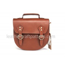 With Instruction Bicycle bag pattern shoulder bag pattern bag sewing patterns PDF ACC-26 hand stitched leather pattern leather pattern