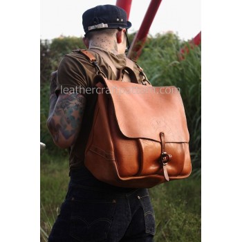 With instruction Leather Messenger bag pattern bag sewing pattern PDF download ACC-30
