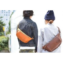 With instruction leather chest bag waist bag pattern PDF instant download ACC-39