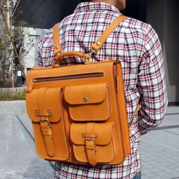 With instruction - 3 ways leather backpack pattern PDF instant download ACC-40