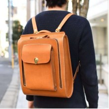 With instruction leather sewing pattern leather backpack pattern PDF instant download ACC-66