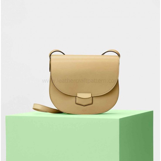 With instruction 2 in 1 Celine Trotteur bag pattern leather bag patterns ACC-90 PDF instant download