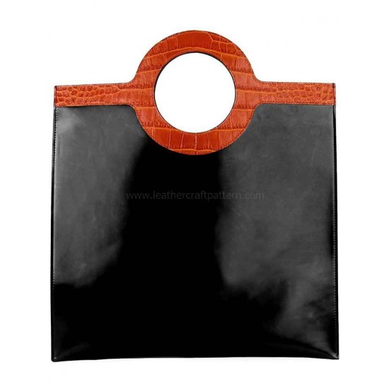 Givenchy contrast handle flat tote pattern leather bag patterns ACC-94 PDF instant download