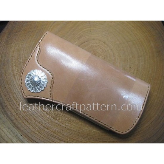 bag stitch patterns long wallet pattern PDF LWP-14 leather craft leather working leather working patterns bag sewing