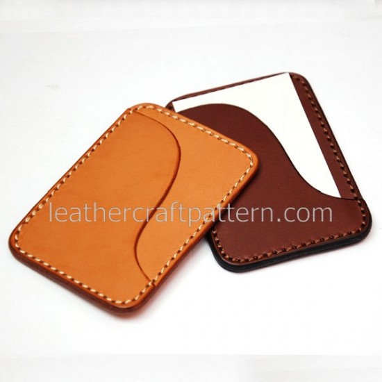 Leather patterns, card case pattern, SLG-01, PDF instant download, leathercraft patterns, leather patterns, leather template