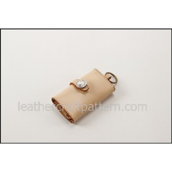 Leathercraft pattern, Key holder case pattern, PDF instant download, SLG-03, leather craft patterns, leather patterns, leather template