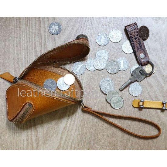 With instruction Leather wallet pattern coin purse pattern SLG-16 PDF instant download leathercraft pattern leather craft pattern leather pattern leather template With instruction Leather wallet pattern coin purse pattern SLG-16 PDF instant download leathercraft pattern leather craft pattern leather pattern leather template