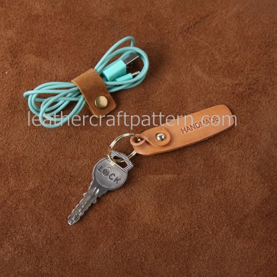 bag sewing pattern key pendant pattern leathercraft patterns SLG-19