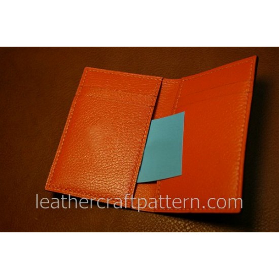Leather pattern card holder pattern card protector pattern coin purse pattern SLG-24 PDF instant download leather craft patterns leather pattern leather template