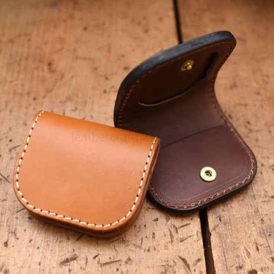 leather sewing patterns coin case pattern SLG-48 pdf download