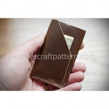 Leather patterns card holder pattern card protector SLG-49 PDF instant download leather craft patterns leather patterns leather template