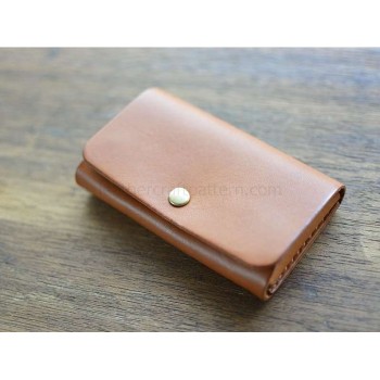 Leather card case pattern SLG-56 PDF instant download, leathercraft patterns,  leather patterns, leather template