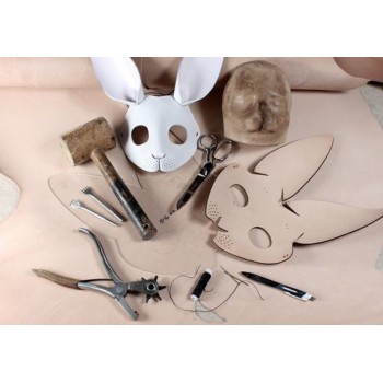 Rabbit mask pattern PDF instant download SLG-62