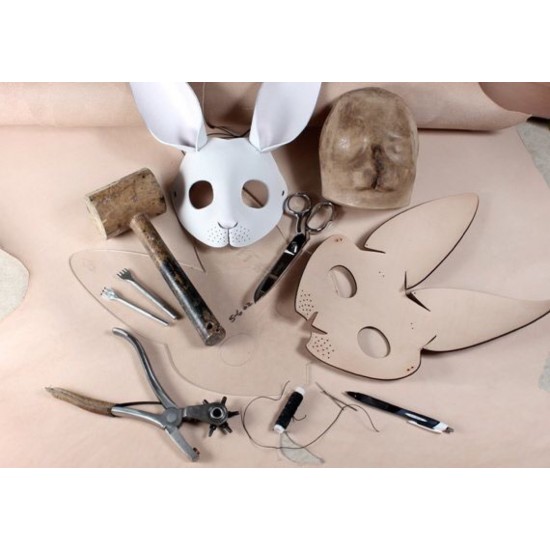 Rabbit mask pattern PDF instant download SLG-62
