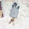 Leather key holder pattern PDF instant download SLG-65