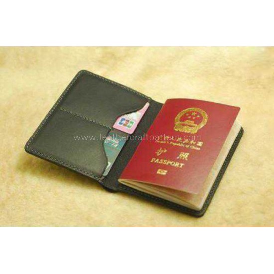 With instruction - Leather passport cover pattern pdf instant download SLG-86