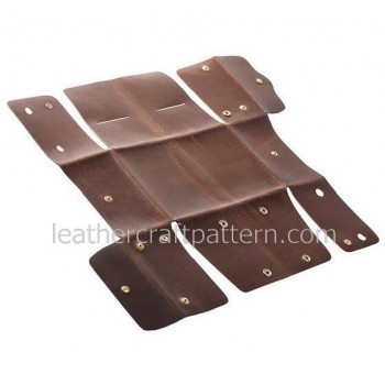 Leather wallet pattern, SWP-04, billfold pattern, short wallet patterns, PDF instant download, leathercraft patterns, leather craft patterns. leather working template