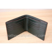 Leather wallet patterns short wallet patterns PDF SWP-09 leathercraft pattern leather tutorial leather bag instruction