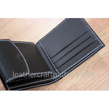 Bag sewing patterns short wallet patterns PDF SWP-10 leather craft leather working leather working patterns bag sewing