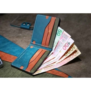 With instruction Leather short wallet leather billfold pattern pdf download SWP-31